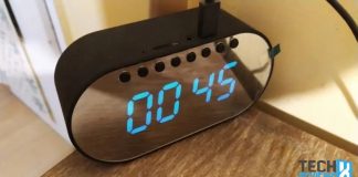 LyRay Wireless Bluetooth 4.2 Portable Speaker Double Alarm Clock Review