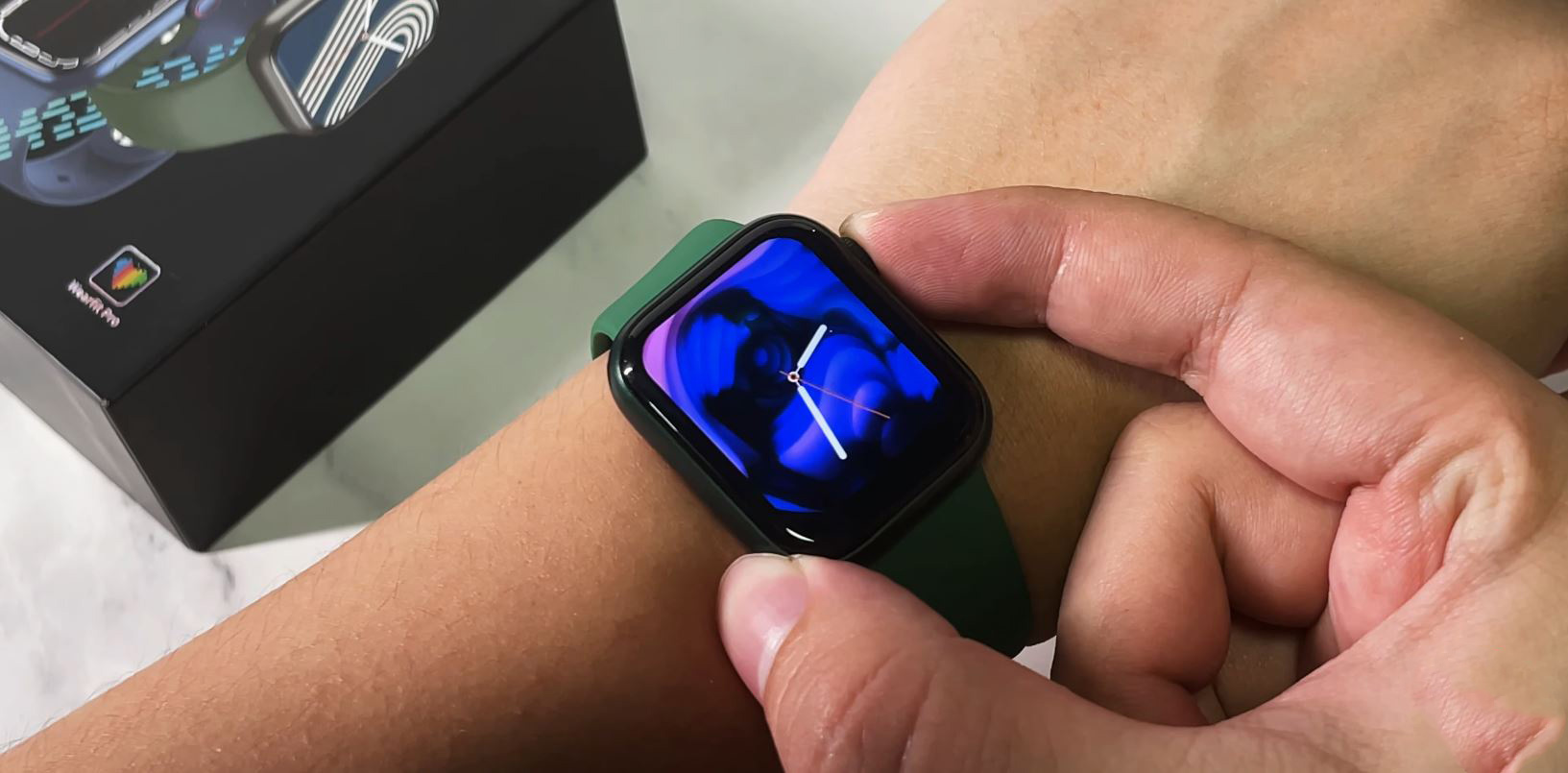 HW17 Smartwatch Review for new Upgrade of Apple Watch 7 Clone