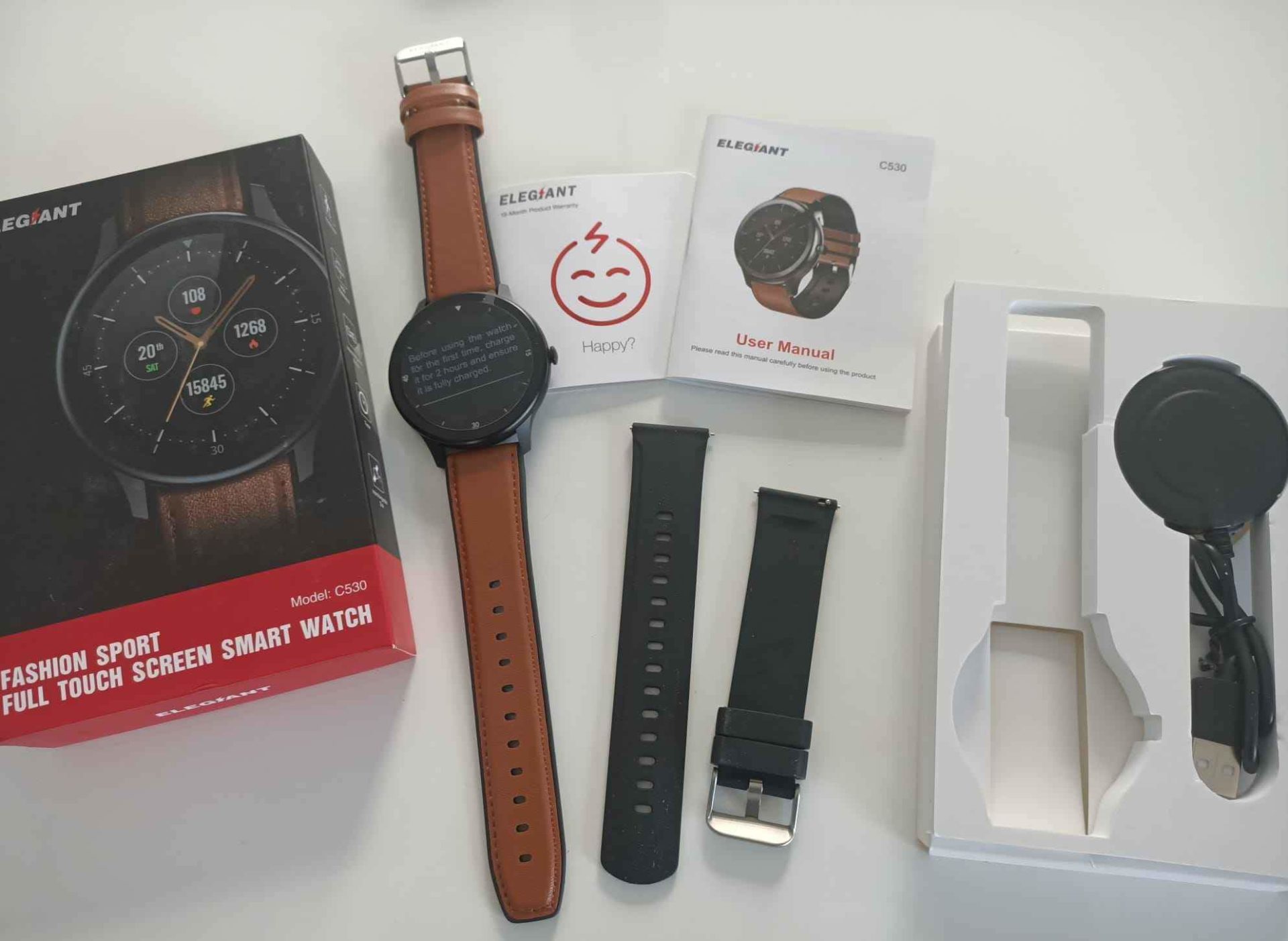 Elegiant discount smartwatch c530