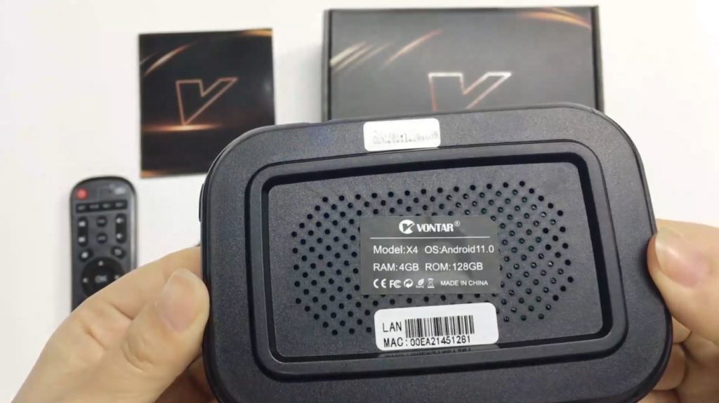 VONTAR-Dispositivo de TV inteligente X4, decodificador con Android