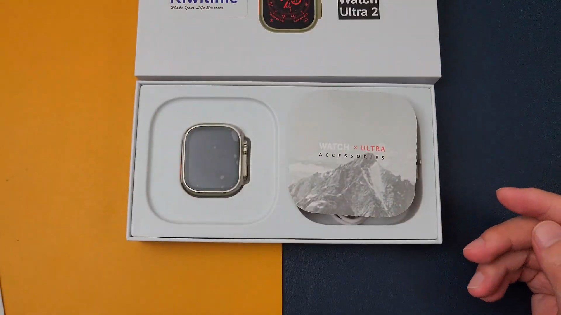 KIWITIME HK9 Ultra 2 Smart Watch Black Color Unbox-Local Music Gesture-Best  Watch Ultra 2 Copy? 