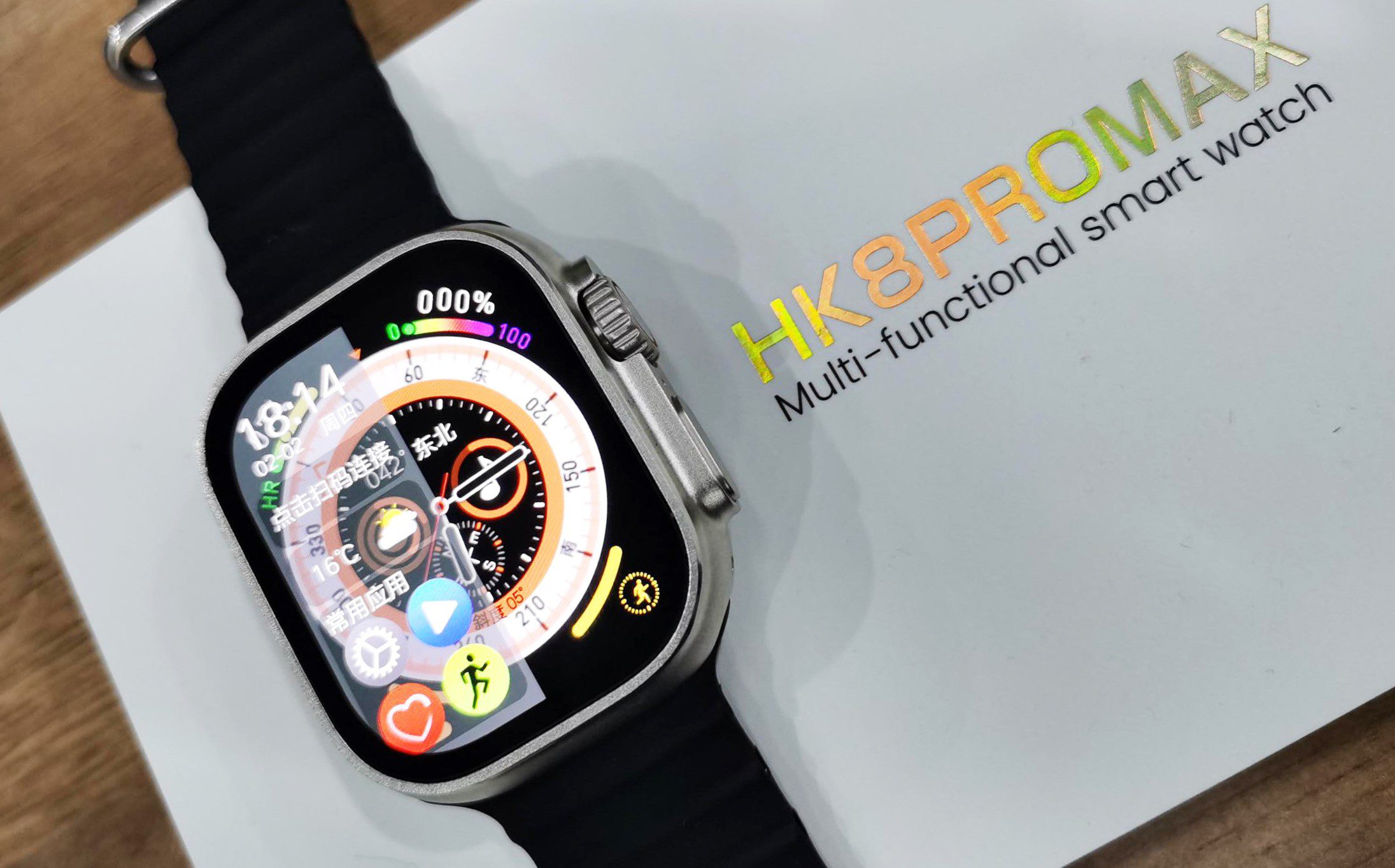 Hk8 Pro Max Amoled Display Ultra Series 8 at Rs 2100/piece, Bluetooth  Smart Watch in New Delhi