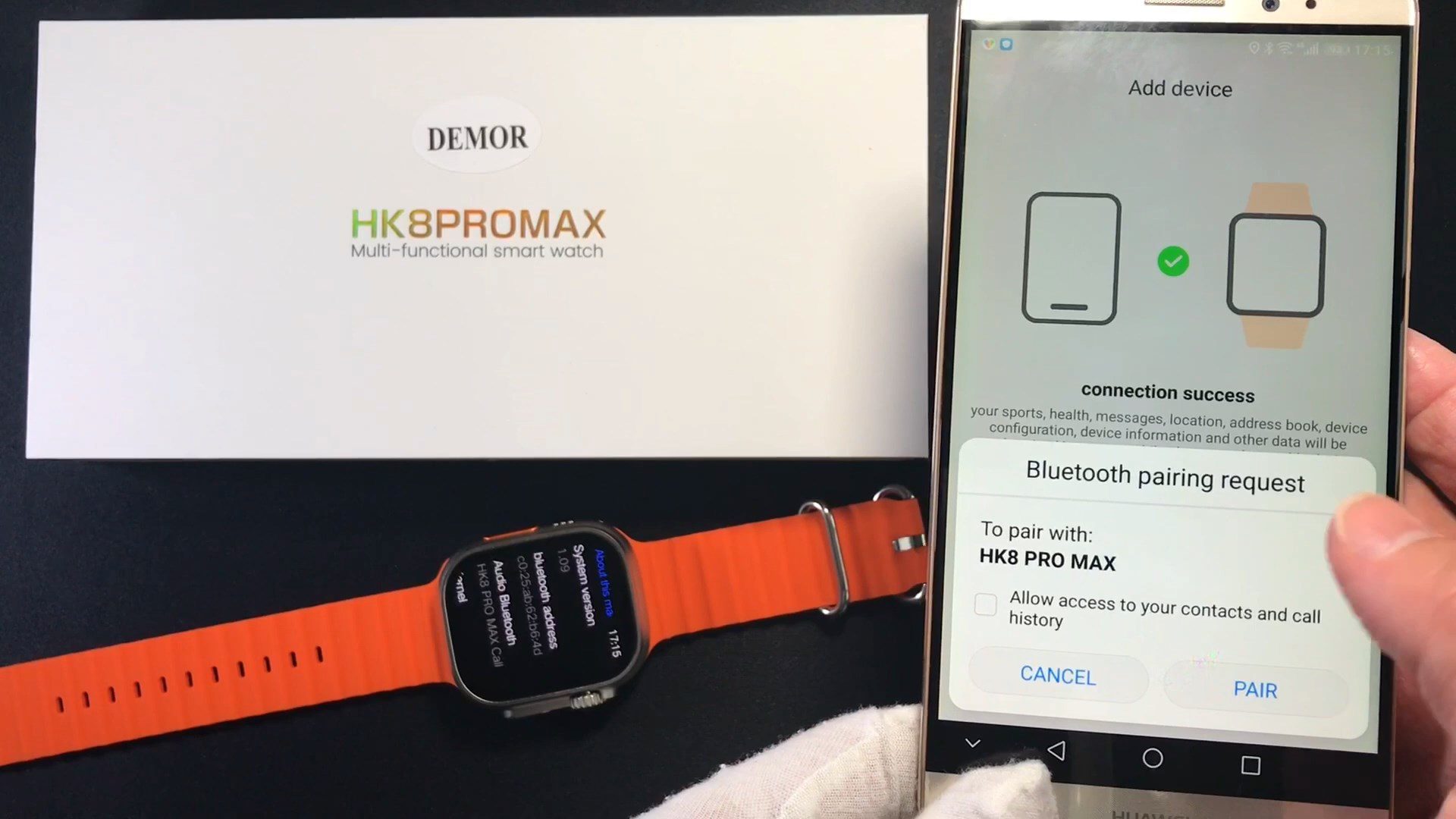 Hk8 Pro Max Smartwatch Pantalla Amoled 49mm - Nitro Systems
