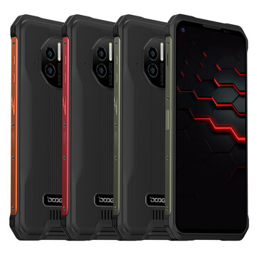 DOOGEE V10 Global Bands Dual 5G IP68&IP69K 8GB 128GB Dimensity 700 NFC Android 11 8500mAh 6.39 inch 48MP AI Triple Camera Octa Core Rugged Smartphone