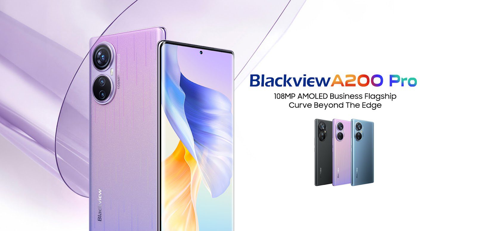 World Premiere of Blackview's First Curved-display Business Flagship: Blackview A200 Pro with 2.4K AMOLED Display, 108MP Camera, Helio G99, Up to 24GB RAM