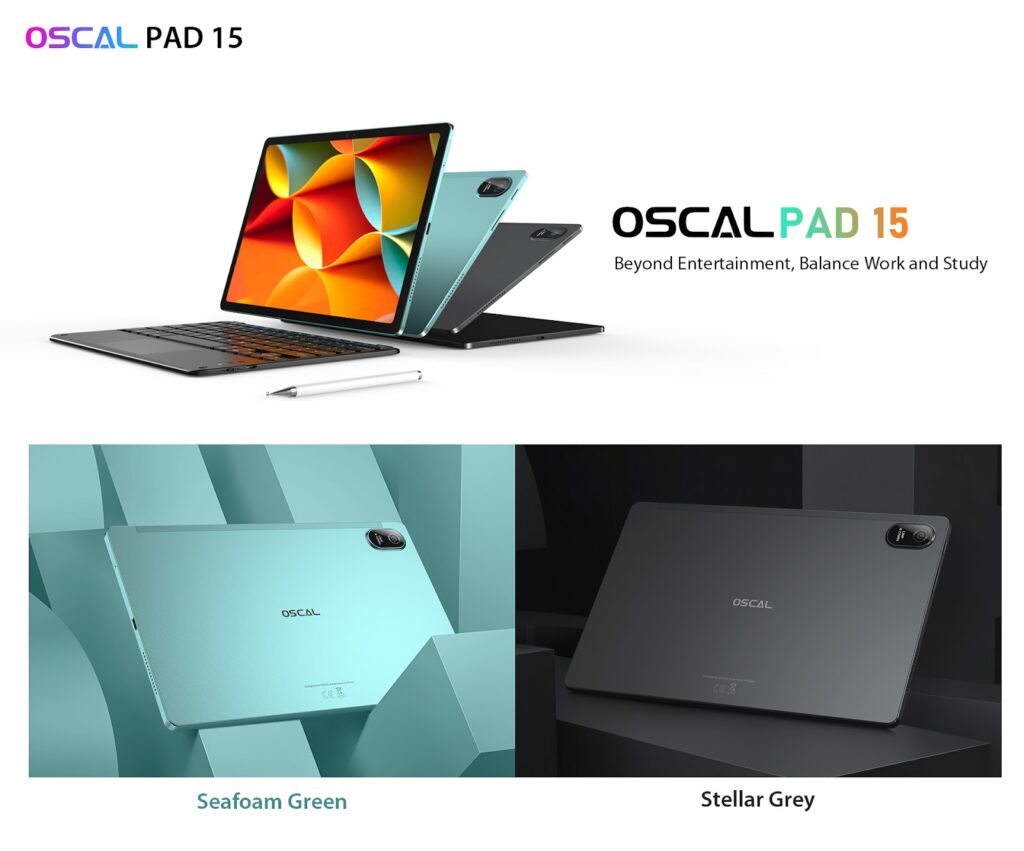 Oscal Pad 15 Launches Globally: Fully Upgraded with Bigger 10.36" 2K Display, Longer-lasting 8,280mAh Battery, Faster Up to 16GB RAM Speed, Higher Efficiency with PC Mode and Free Stylus Pen