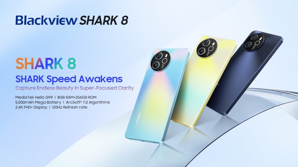 Blackview has Launched the First SHARK Series Model —  Blackview SHARK 8! 64MP Camera with Top-tier Performance Backed by 6nm Helio G99