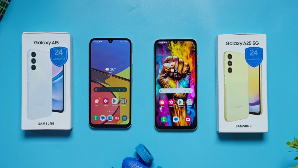 Choosing Between Samsung Galaxy A15 and Galaxy A25 - Which Is the Right 5G Phone for You?
