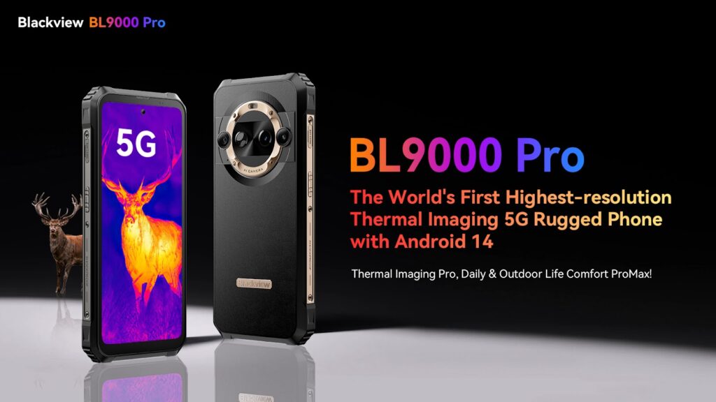 Blackview BL9000 Pro: The World's First Highest-Resolution FLIR® Thermal Imaging 5G Rugged Phone