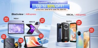 Join the AliExpress Summer Carnival: Blackview and OSCAL Launch New Products, Up to 80% Off!