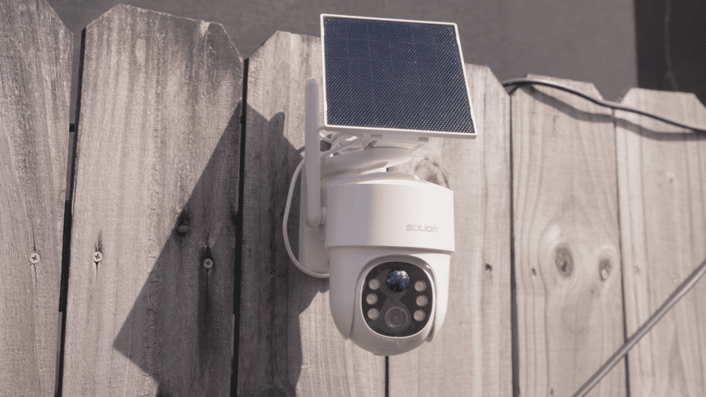 SOLIOM 5MP Solar Cameras: Track Intruders Like a Pro with 360° Motion Tracking