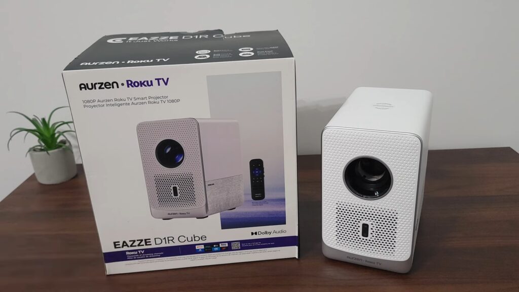Aurzen Eazze D1R Cube Review: The World’s First Roku TV Smart Projector