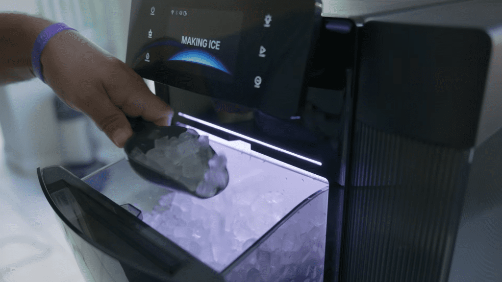 GoveeLife Smart Nugget Ice Maker Pro – 60 Pounds of Daily Ice with RGB Flair, High-Volume Production Meets Smart Home Control.